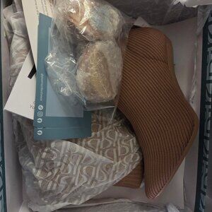Pashion Footwear The Bootie - Latte Knit Size 55